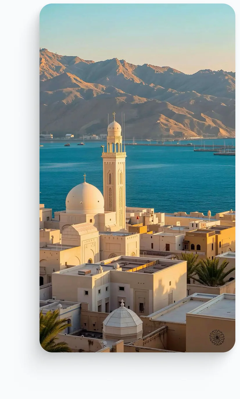 Scenic view of Muscat, Oman