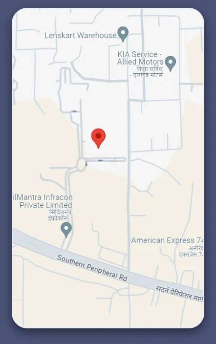Map to our operating office in Salalah, Oman